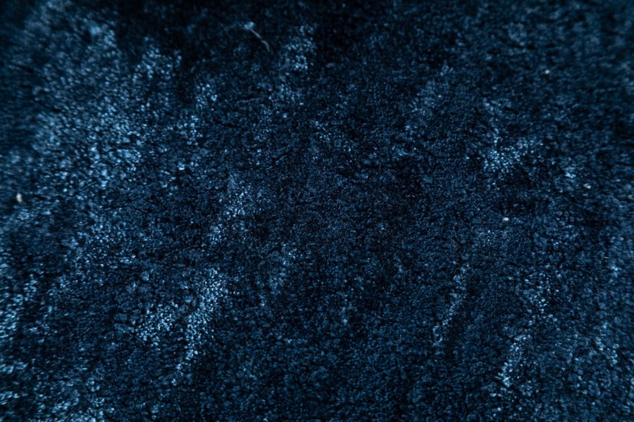Ковер ручной работы Canyon Dark Blue 160x230, Синій; Чорний, 2.0 х 3.0 м, Синий, Черный