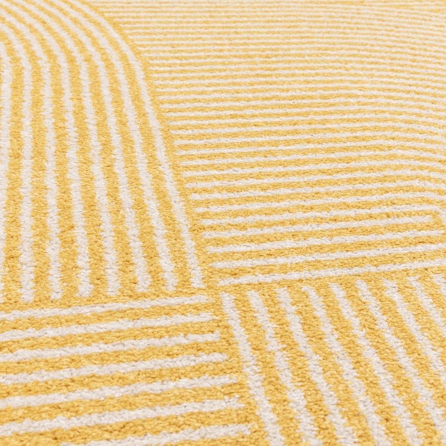 Ковер Muse Yellow Geometric Rug MU18 80x150 см