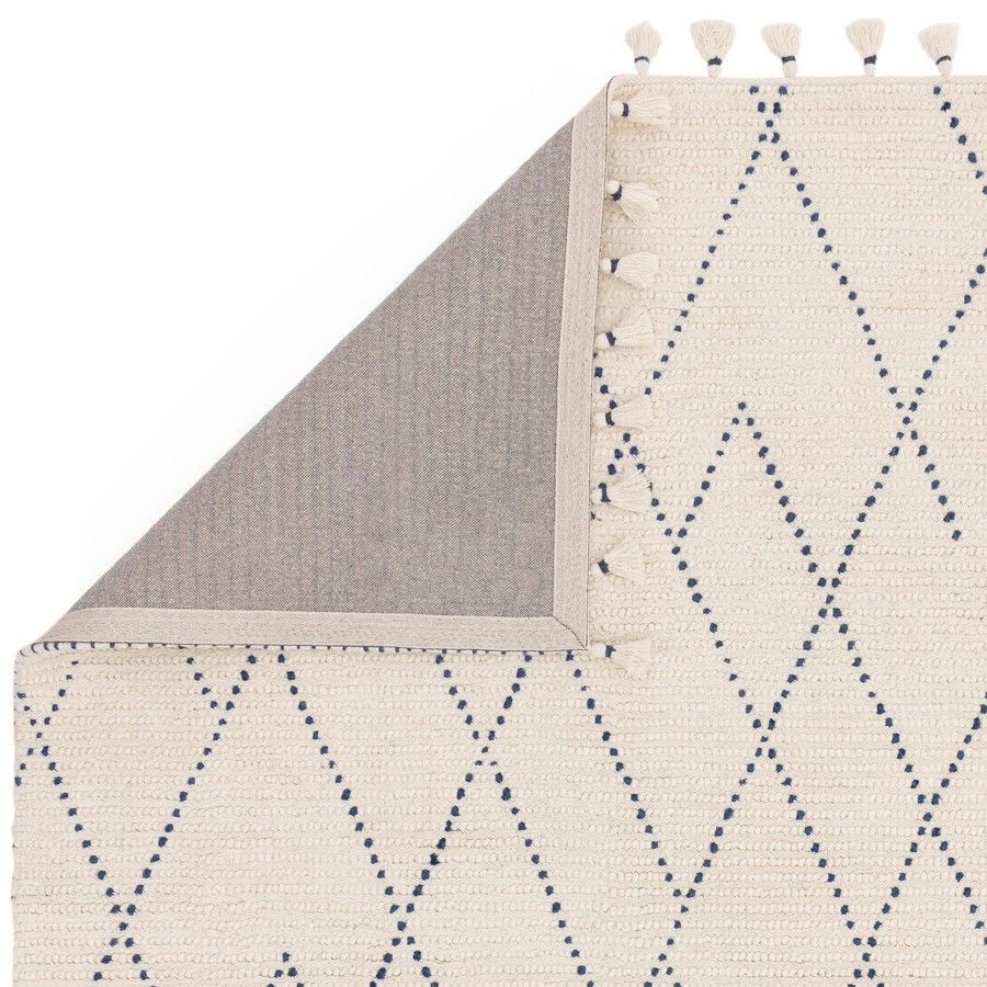 Килим Nepal Cream Blue Linear 120x170 см