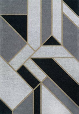 Ковер легкой чистки Gatsby Black 160x230