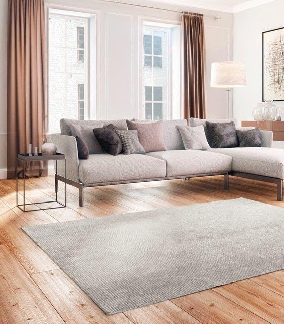 Килим ручної роботи Lita Light Gray 160x230, сірий, 1.6 х 2.3 м, Сірий