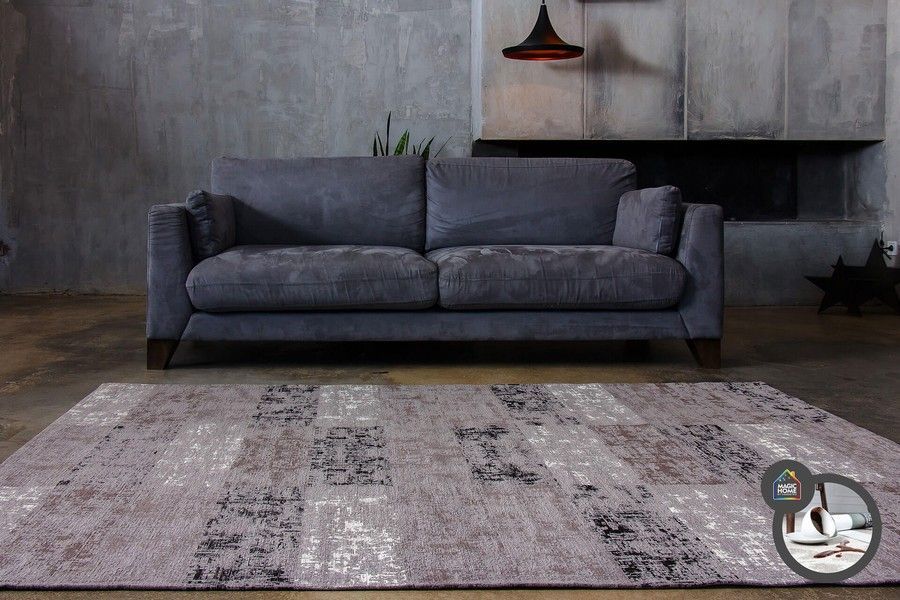 Килим легкої чистки ANZE TAUPE 160x230, сірий, 1.6 х 2.3 м, Сірий