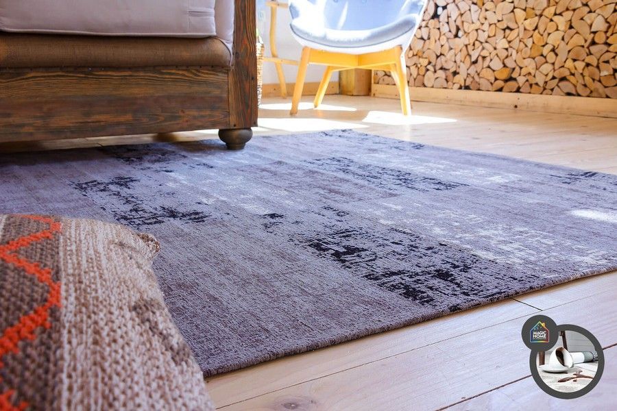 Килим легкої чистки ANZE TAUPE 160x230, сірий, 1.6 х 2.3 м, Сірий