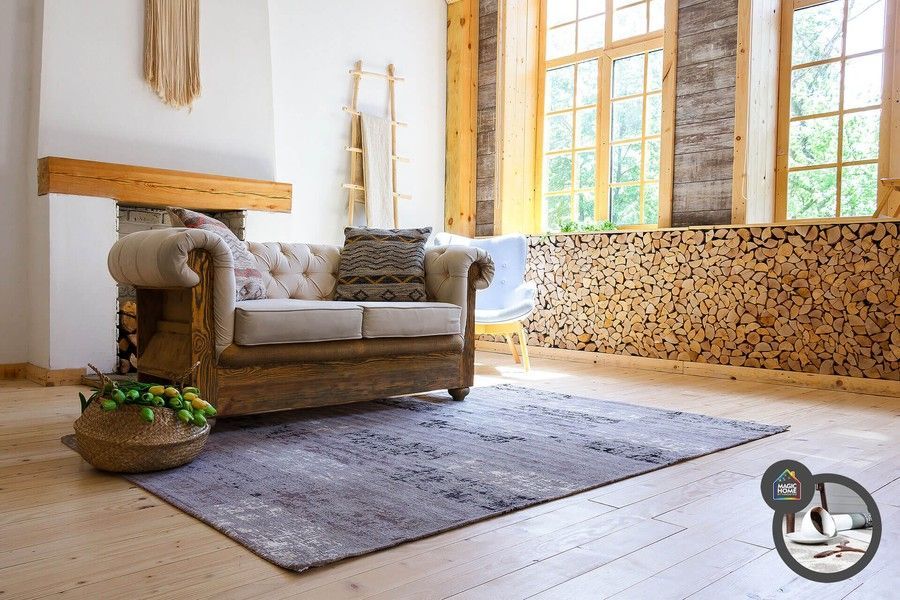 Килим легкої чистки ANZE TAUPE 160x230, сірий, 1.6 х 2.3 м, Сірий