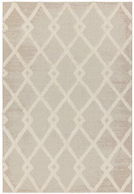 Ковер для улицы и дома Monty Beige/Cream Diamond Indoor/Outdoor MN07 120x170 см