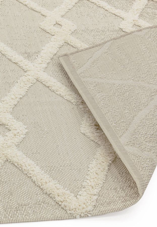 Килим для вулиці і дому Monty Beige/Cream Diamond Indoor/Outdoor MN07 80x150 см