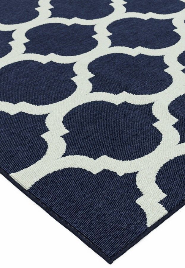 Ковер для улицы и дома Antibes AN02 Blue Trellis 200x290