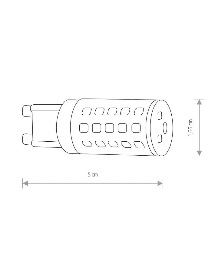 Лампа Nowodvorski 7503 Bulb G9 1x4W 3000K 380Lm Wh