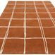 Ковер Albany Grid Rust 80x150 см