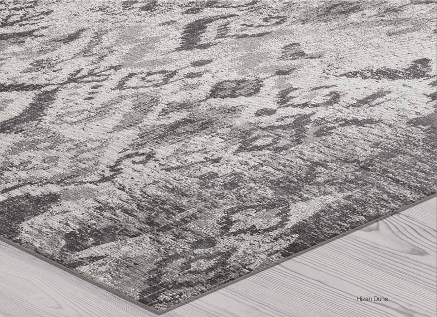 Килим легкої чистки HIZAN Dune 160x230, серый, 1.6 х 2.3 м, Сірий