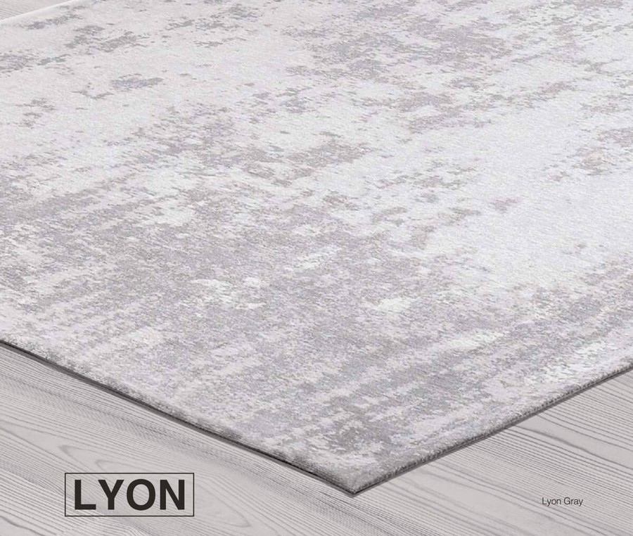 Килим легкої чистки LYON Grey 160x230