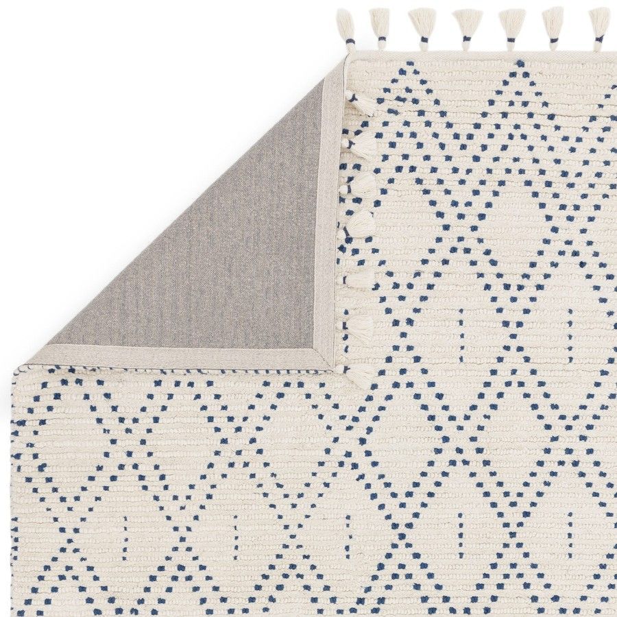 Килим Nepal Cream Blue Diamond 160x230 см