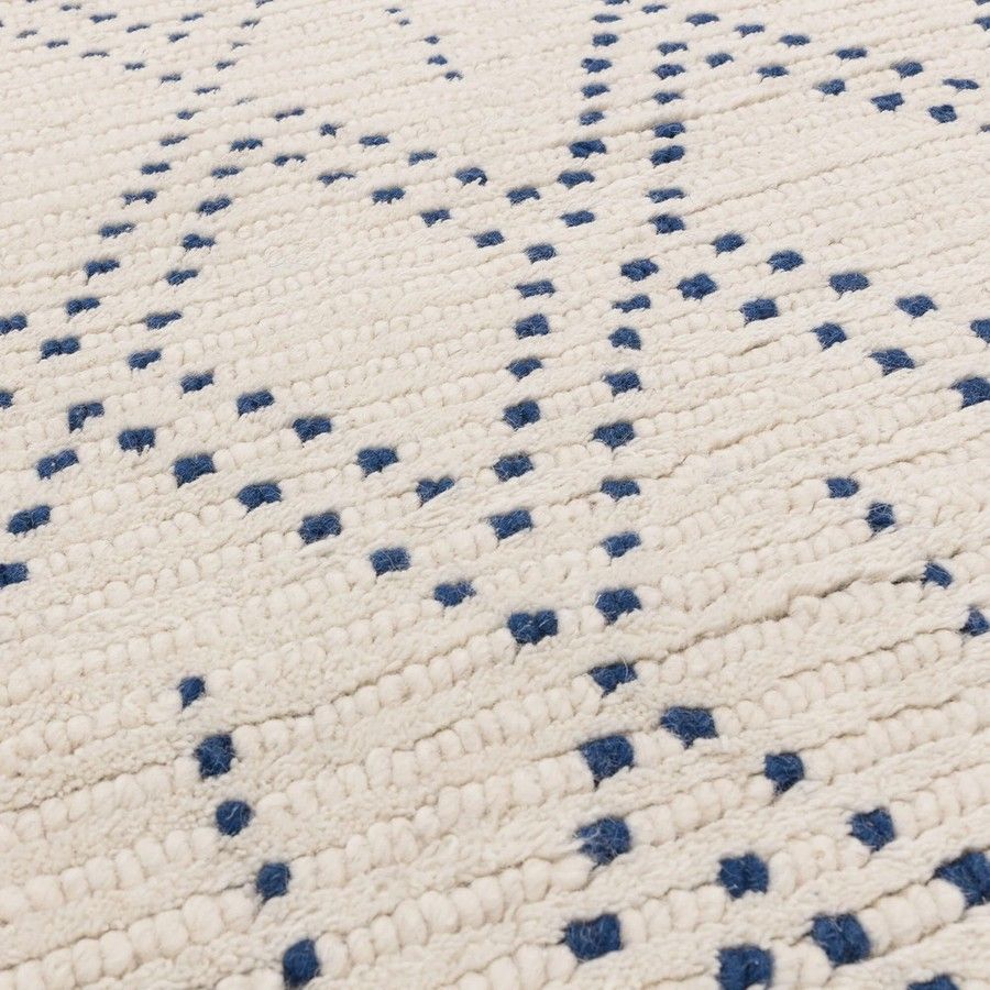 Килим Nepal Cream Blue Diamond 160x230 см