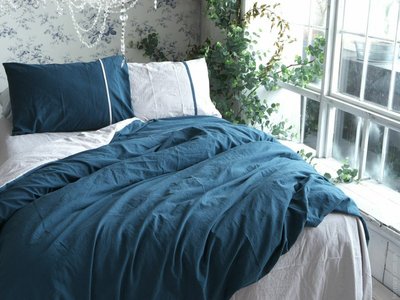 Комплект постельного белья 200x220 LIMASSO OPAL BLUE DOUBLE FACE