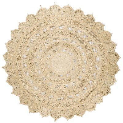 Ковер Zira Jute 002 Light Natural 150х150 см