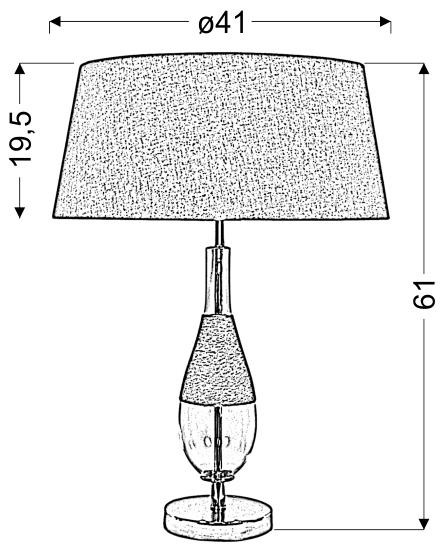 Настільна лампа Candellux 41-21489 ECO