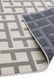 Килим для вулиці і дому Antibes AN03 White/Grey Grid 80x150