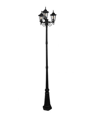 Уличный светильник LIGURIA-LTPOLUX E27 3x20W чорний IP43