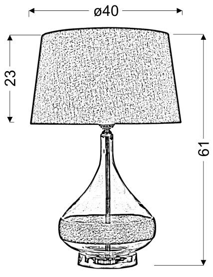Настільна лампа Candellux 41-21502 ECO