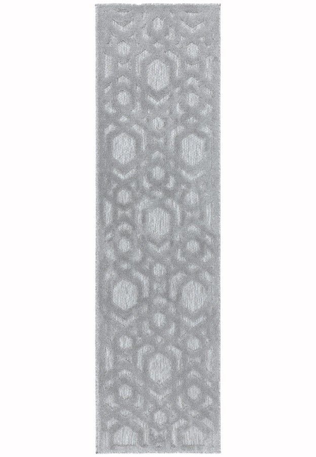Килим для дому і вулиці Salta Silver Geometric SA03 200x290 см