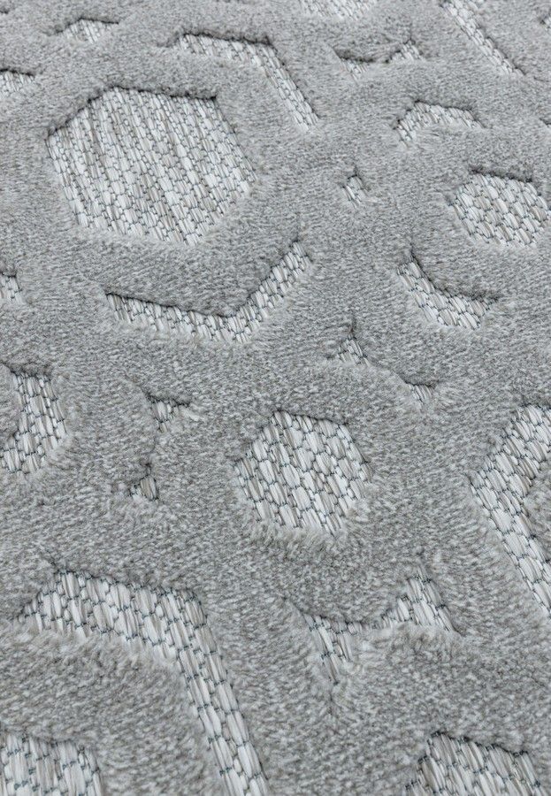 Килим для дому і вулиці Salta Silver Geometric SA03 200x290 см
