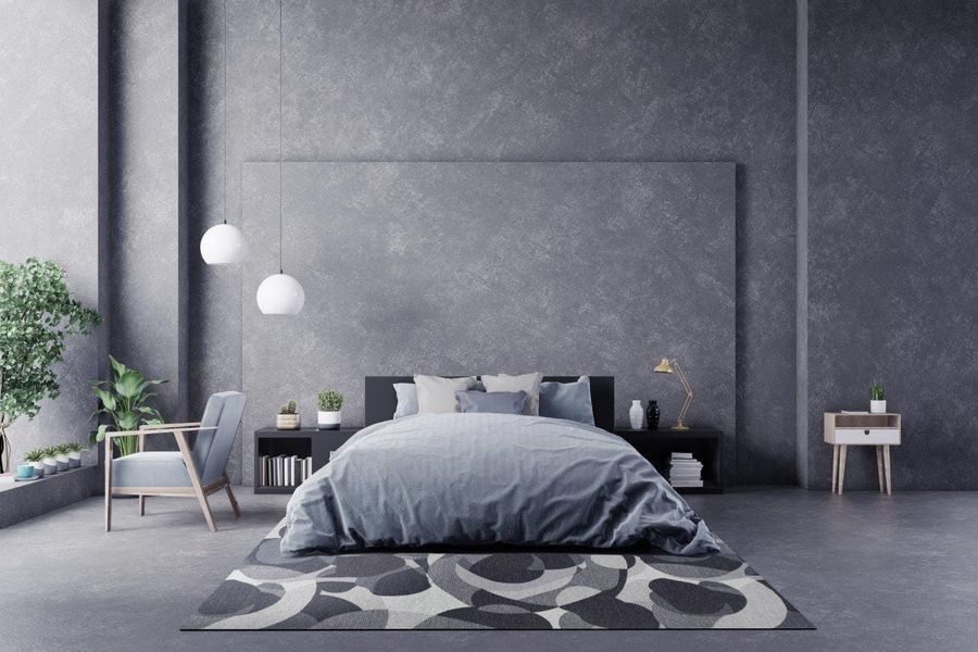 Ковер легкой чистки Mare Blue 160x230