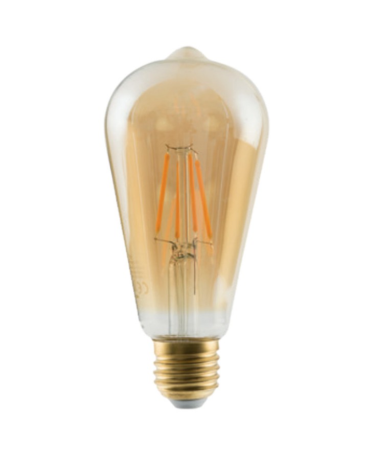 Лампа Nowodvorski 10594 Bulb vintage led E27 1x6W 2200K 360Lm Transparent