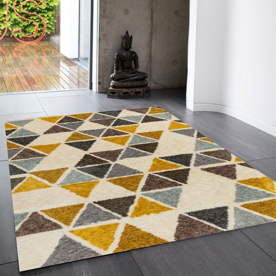 Ковер Gala GA04 Yellow Triangleо 120х170 см