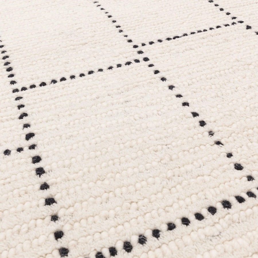 Килим Nepal Cream Black Tile 160x230 см