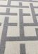 Килим для вулиці і дому Antibes AN03 White/Grey Grid 200x290
