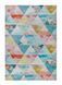 Ковер Amelie AM03 Triangles розово-голубой 80х150 см