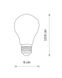 Лампа Nowodvorski 10596 Bulb vintage led E27 1x6W 2200K 360Lm Transparent