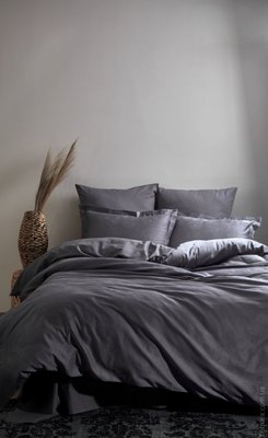 Комплект постельного белья 200x220 LIMASSO BUTTERFLY GREY серый