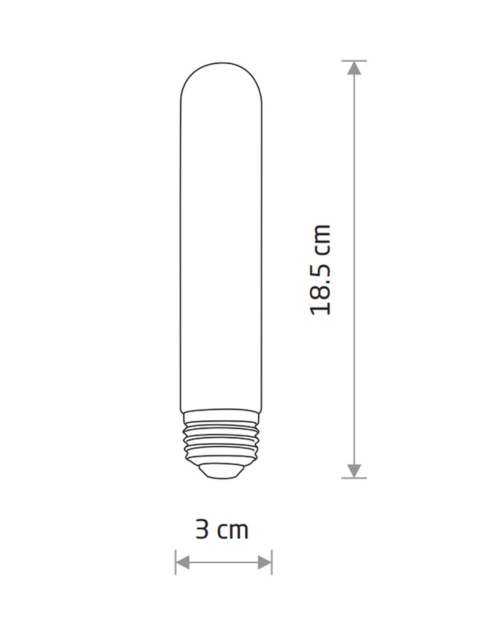 Лампочка Nowodvorski 10595 Bulb Vintage Led E27 1x6W 2200K 450Lm IP20