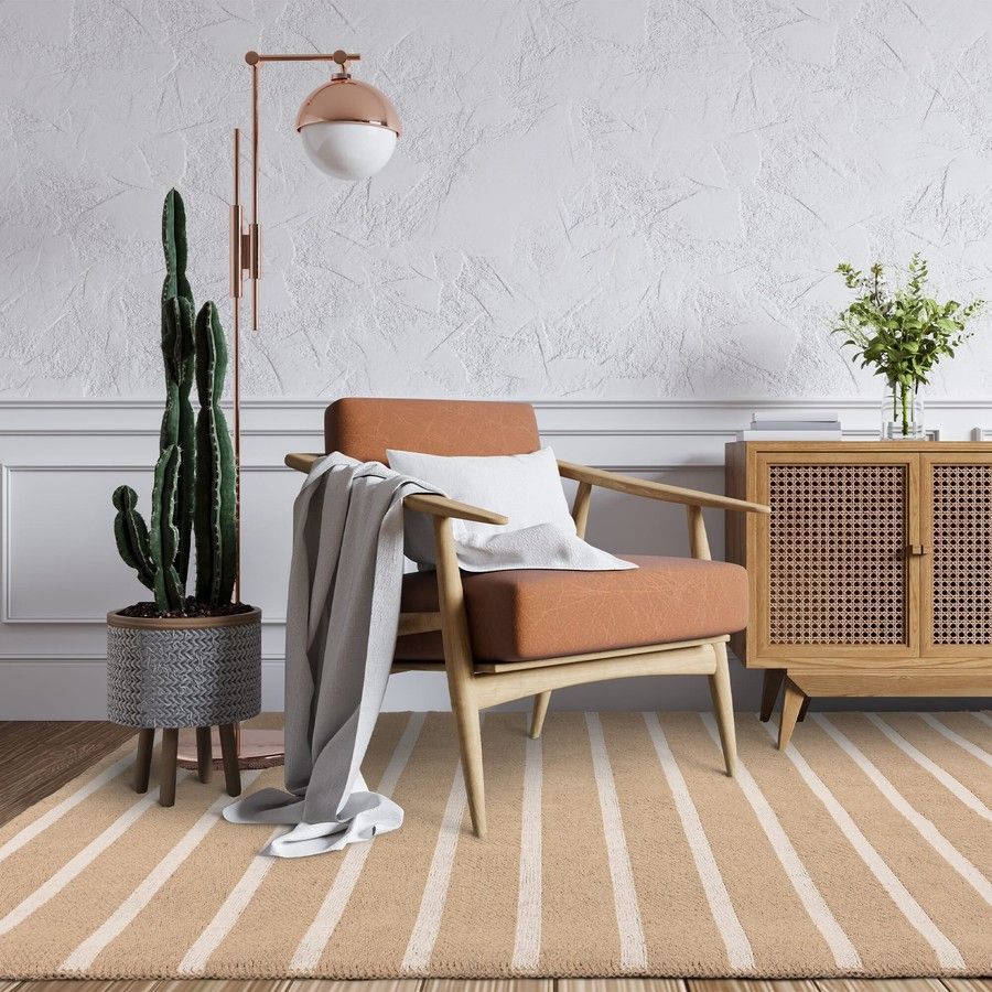 Килим Global Cream Stripe 120x170