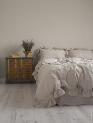 Комплект постельного белья 160x220 LIMASSO NATURAL CREAM EXCLUSIVE кремовый