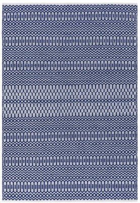 Эко ковер для улицы и дома Halsey Blue Geometric 66x240 см