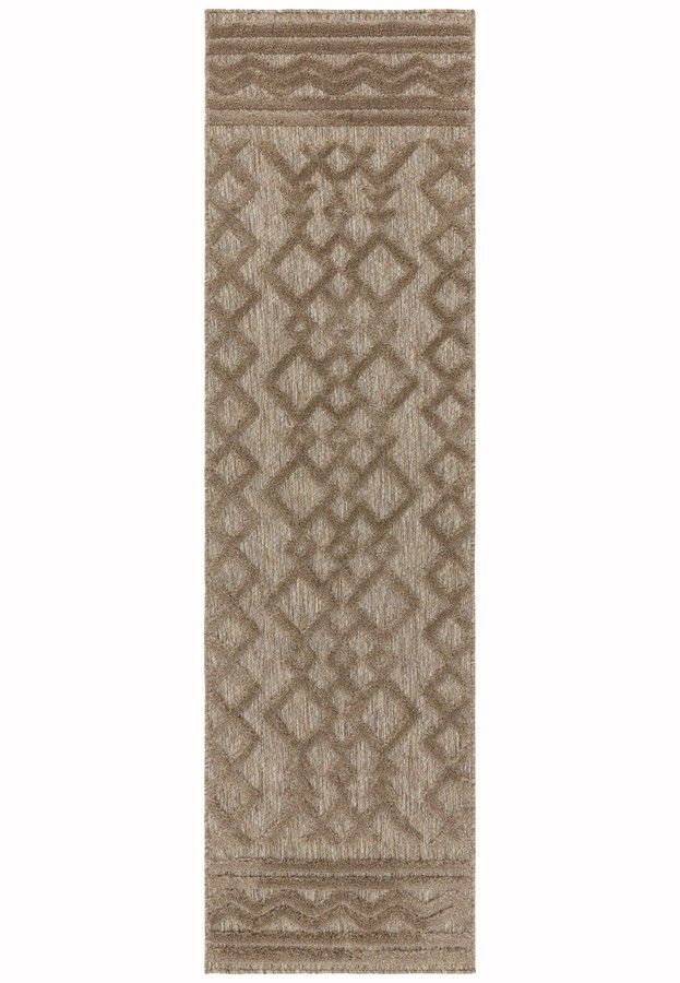 Килим для дому і вулиці Salta Brown Links SA04 120x170 см