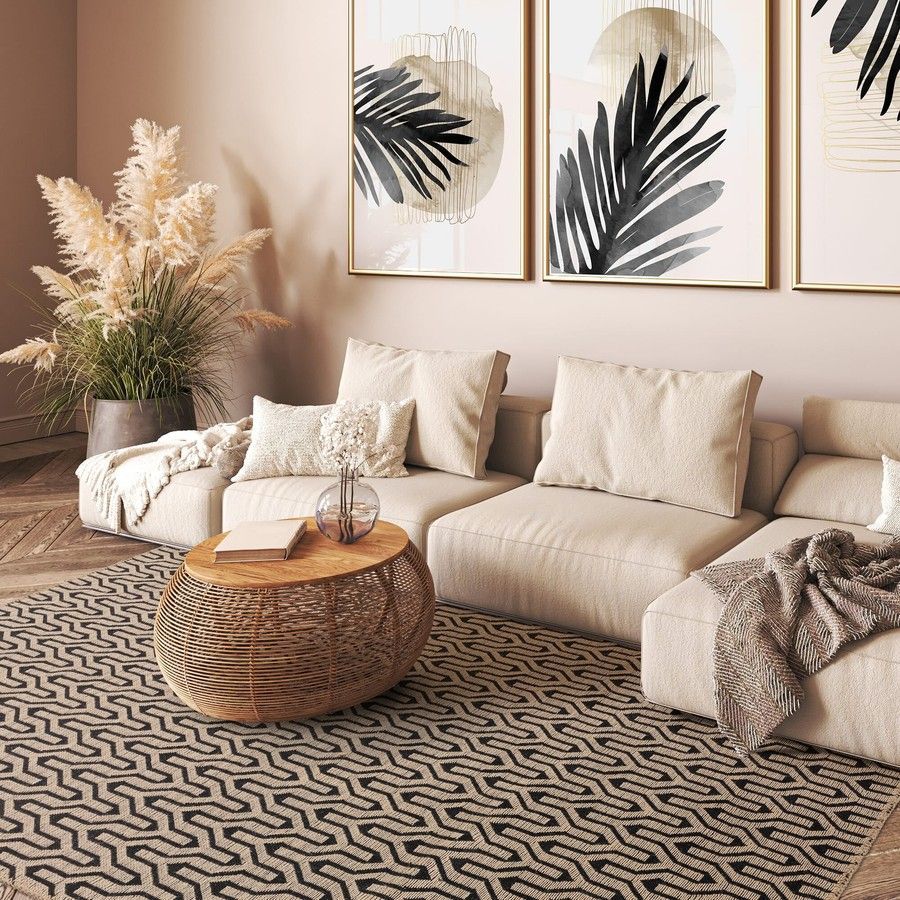 Килим Global Black Lattice 160x230