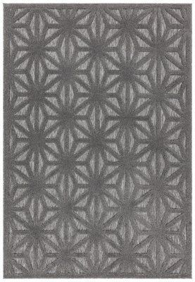 Ковер для дома и улицы Salta Antracite Star SA01 120x170 см