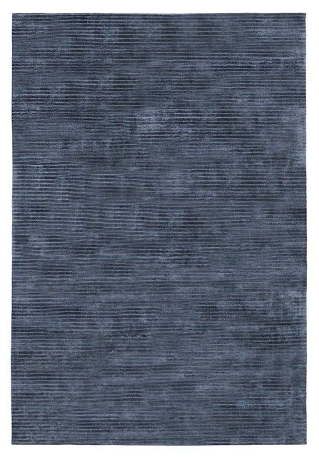 Килим ручної роботи Mera Blue 160x230, синій, 1.6 х 2.3 м, Синій
