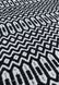 Еко килим для вулиці і дому Halsey Black Geometric 200x290 см