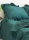 Комплект постельного белья СЕМЕЙНЫЙ LIMASSO DARK GREEN EXCLUSIVE зеленый