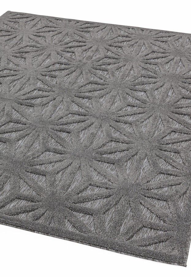 Килим для дому і вулиці Salta Antracite Star SA01 120x170 см