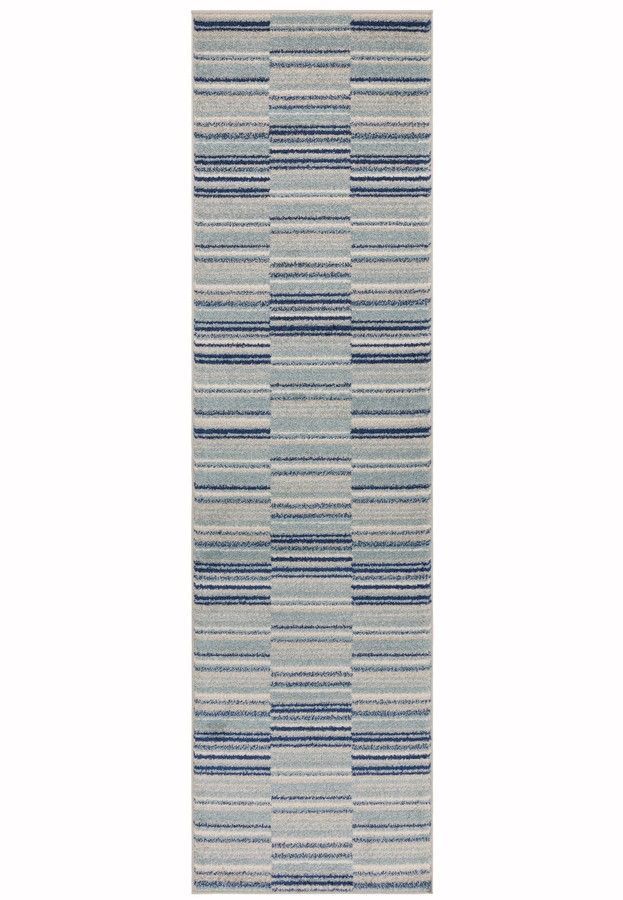 Ковер Muse Blue Stripe Rug MU05 66x240 см