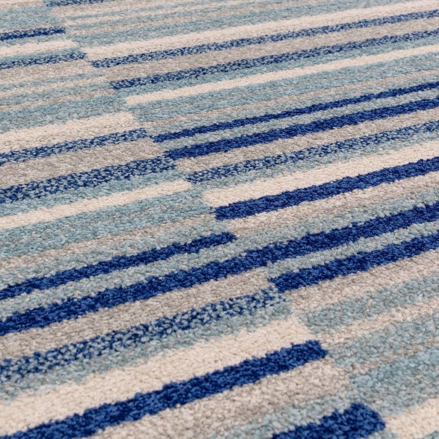 Ковер Muse Blue Stripe Rug MU05 66x240 см