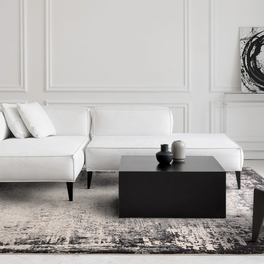 Килим Kuza Border Grey 200x290 см