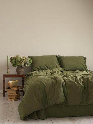 Комплект постельного белья 200x220 LIMASSO CAPULET OLIVE STANDART оливковый
