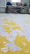 Ковер легкой чистки Modena Coast 80x150, жовтий;сірий, 0.8 х 1.5 м, Желтый, Серый