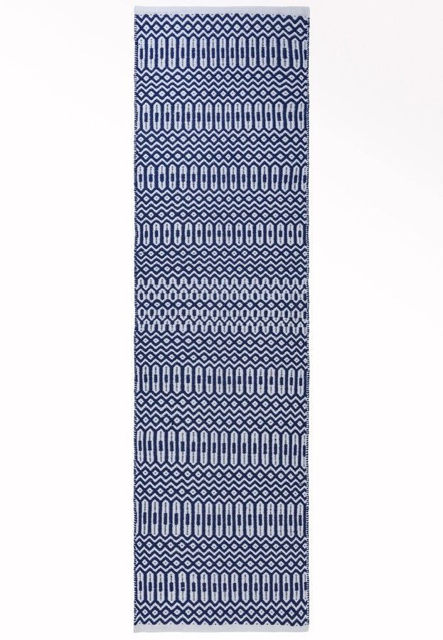 Эко ковер для улицы и дома Halsey Blue Geometric 160x230 см